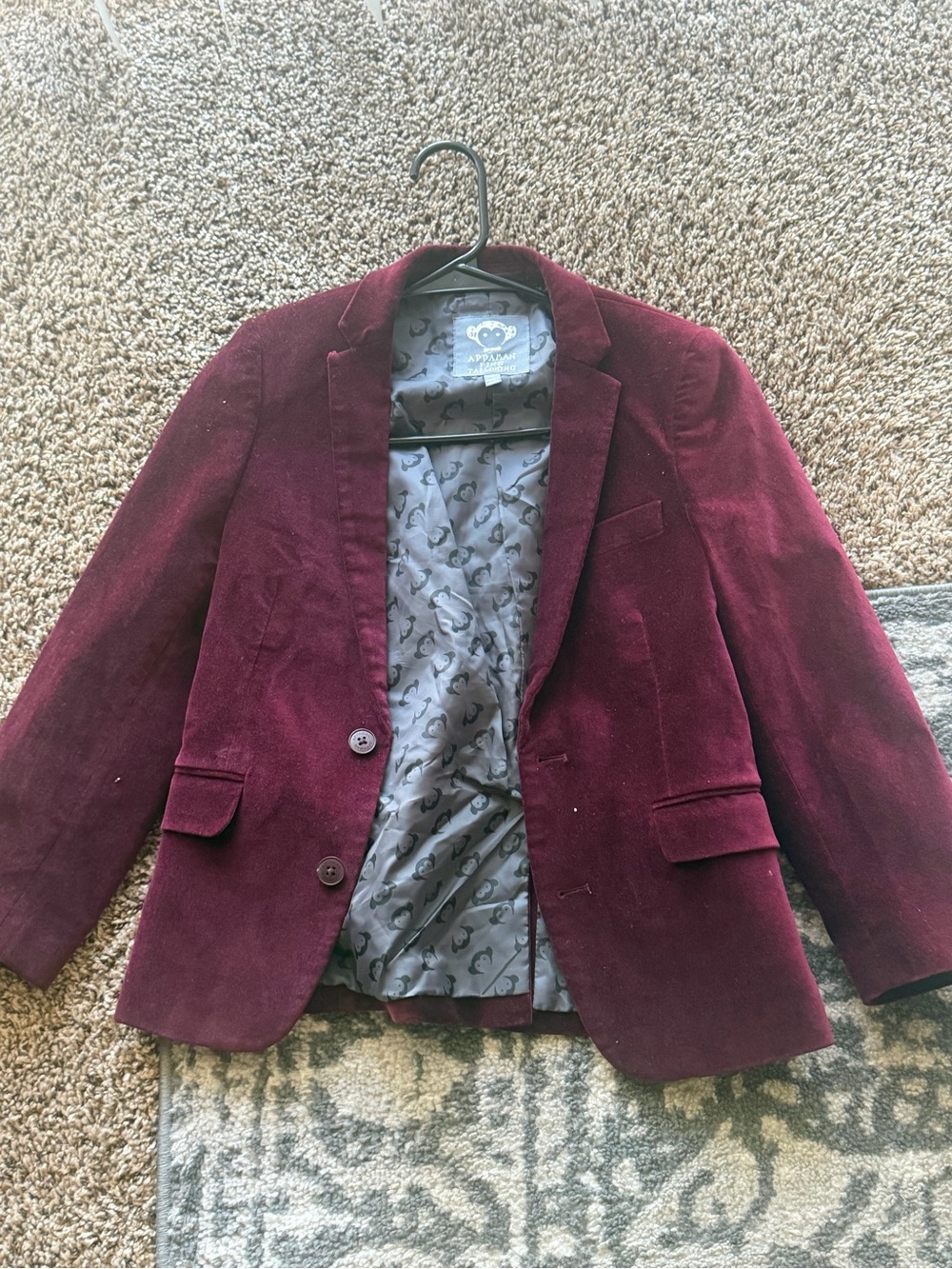 Appaman Burgundy Corduroy suit - Picture 4 of 7